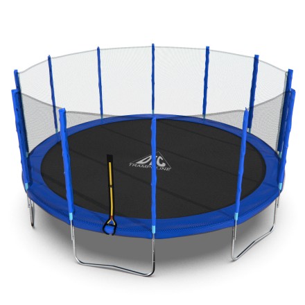 Батут DFC Trampoline Fitness с сеткой 16ft Батут DFC Trampoline Fitness с сеткой 16ft