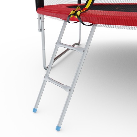 Батут с сеткой DFC PELPO 10ft с лестницей, RED Батут с сеткой DFC PELPO 10ft с лестницей, RED