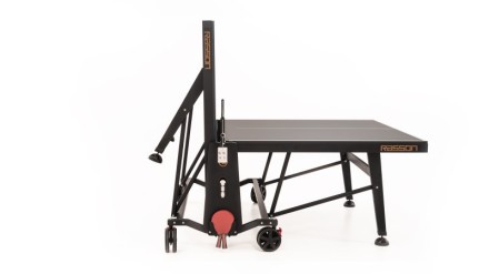 Теннисный стол складной для помещений "RASSON PREMIUM T01 Indoor" (274 х 152,5 х 76 см, черный ясень) с сеткой Теннисный стол складной для помещений "RASSON PREMIUM T01 Indoor" (274 х 152,5 х 76 см, черный ясень) с сеткой