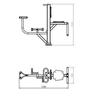 YT86 Велосипед и разгибание ног