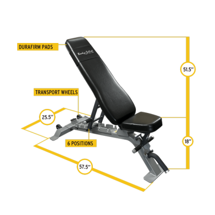 Регулируемая скамья для коммерческого использования SFID325
