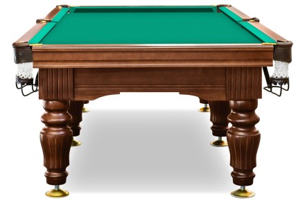 Стол / пирамида "Ильмень" (9 футов, 6 ног, 25мм камень) борта ясень