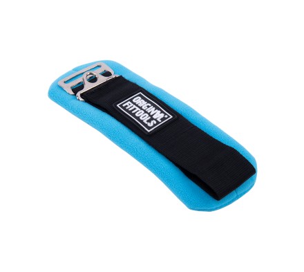 Ремень для тренировки мышц бедра и ягодиц регулируемый синий (F0-кольцо)