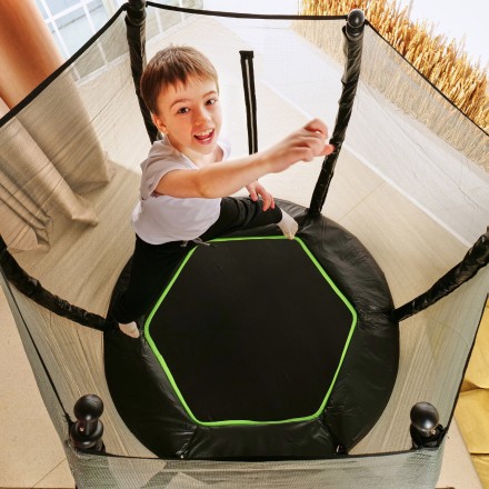 Батут детский DFC ANIMALS PANDA 55" с сеткой Батут детский DFC ANIMALS PANDA 55" с сеткой