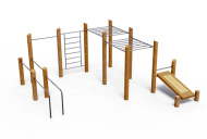 Воркаут комплекс ЭКО (крупногабаритный многофункциональный)