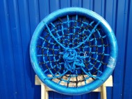 Качели-гнездо с толстым ободом и толстой сеткой 100 см