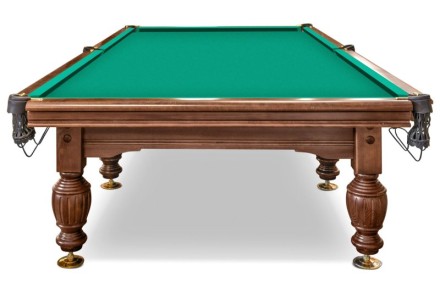 Стол / пирамида "Русский Гранд" (11 футов, 8 ног, 38мм камень) борта дуб, лузы премиум