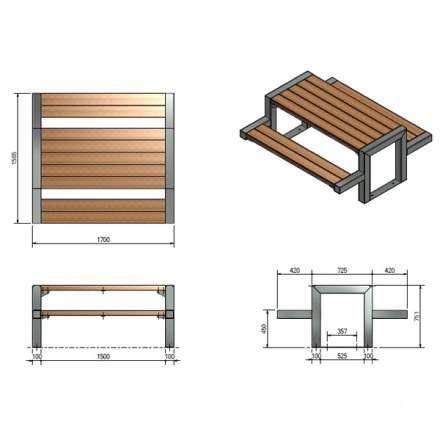 Уличный стол Флорида 05.014.0