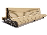 Скамейка уличная «Ялта»