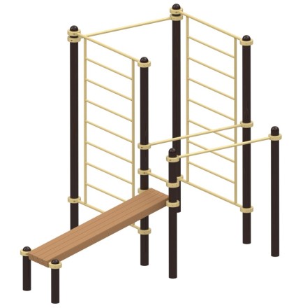 YSK58 Спортивный комплекс (108, брус)