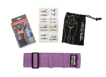 Мини-эспандер регулируемый фиолетовый