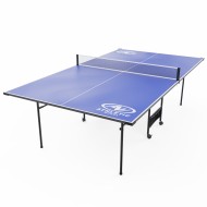 Теннисный стол DFC ATHLETIC, размер по стандарту ITTF 274 x 152 см, усиленный, с сеткой, складной Теннисный стол DFC ATHLETIC, размер по стандарту ITTF 274 x 152 см, усиленный, с сеткой, складной