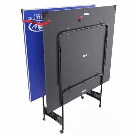 Теннисный стол DFC ATHLETIC, размер по стандарту ITTF 274 x 152 см, усиленный, с сеткой, складной