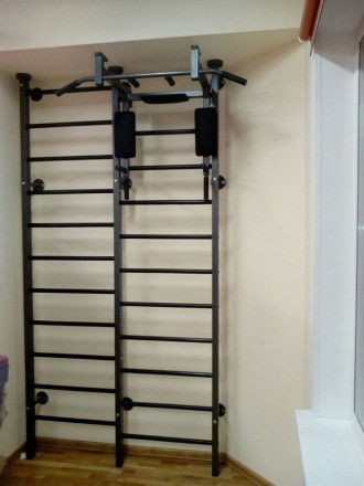 Сдвоенная шведская стенка в спортзале