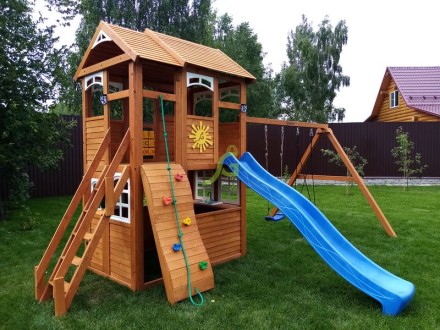 Детская площадка для дачи Клубный домик 2 Luxe