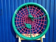 Качели-гнездо с толстым ободом и толстой сеткой 120 см