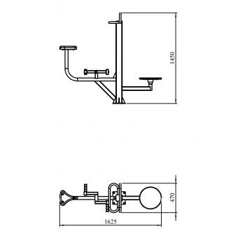 YT87 Велосипед и твистер