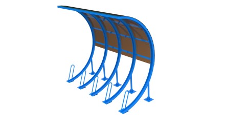 Парковка с навесом RS45