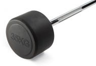 Штанга неразборная обрезиненная 35 кг. Прямой гриф. VictoryFit VF-DX4350