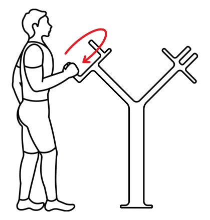Уличный тренажер 'Рули' УТ-28