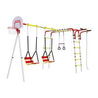 Детские спортивные комплексы для дачи с качелями